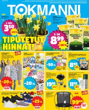 Tokmanni -luettelo, Salo | Tarjoussanomat | 2025-04-14T00:00:00.000Z - 2025-04-20T00:00:00.000Z
