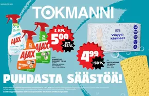Tokmanni -luettelo, Kajaani | Siivousliite | 2025-04-14T00:00:00.000Z - 2025-04-20T00:00:00.000Z