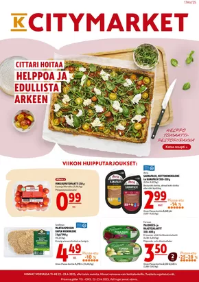 K-Citymarket -luettelo, Vantaa | K-citymarket tarjoukset | 2025-04-22T00:00:00.000Z - 2025-04-23T00:00:00.000Z