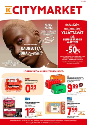 K-Citymarket -luettelo, Salo | K-citymarket tarjoukset | 2025-04-24T00:00:00.000Z - 2025-04-27T00:00:00.000Z