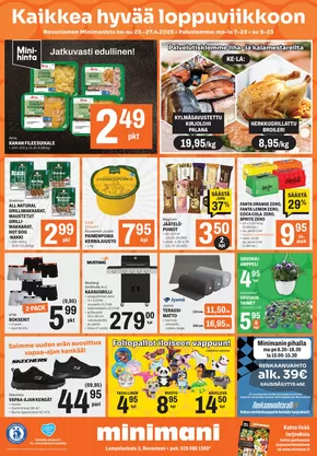 Minimani -luettelo | Parhaat diilimme sinulle | 2025-04-23T00:00:00.000Z - 2025-04-27T00:00:00.000Z