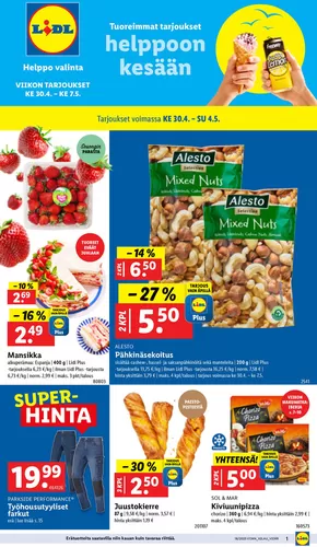 Lidl -luettelo | Lidl tarjoukset | 2025-04-28T00:00:00.000Z - 2025-05-07T00:00:00.000Z