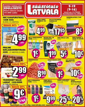Mahtavia alennuksia valituista tuotteista