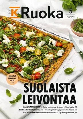 K-Supermarket -luettelo | K-Ruoka 5/2025 | 2025-05-07T00:00:00.000Z - 2025-06-10T00:00:00.000Z