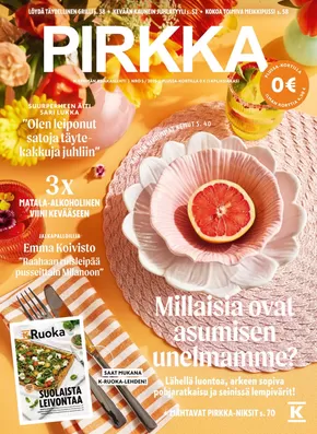 K-Market -luettelo | Pirkka 5/2025 | 2025-05-07T00:00:00.000Z - 2025-05-21T00:00:00.000Z