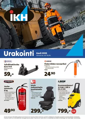 IKH -luettelo, Kouvola | IKH tarjoukset | 2025-05-07T00:00:00.000Z - 2025-08-31T00:00:00.000Z