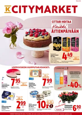 K-Citymarket -luettelo, Riihimäki | K-citymarket tarjoukset | 2025-05-08T00:00:00.000Z - 2025-05-11T00:00:00.000Z