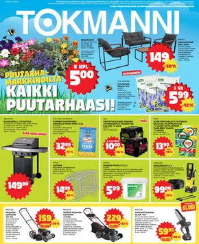 Tokmanni -luettelo, Hämeenlinna | Tarjoussanomat | 2025-05-12T00:00:00.000Z - 2025-05-18T00:00:00.000Z