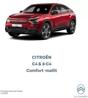 Citroën -luettelo, Vihti | Citroën C4 ja ë-C4. | 2025-05-14T00:00:00.000Z - 2026-05-14T00:00:00.000Z