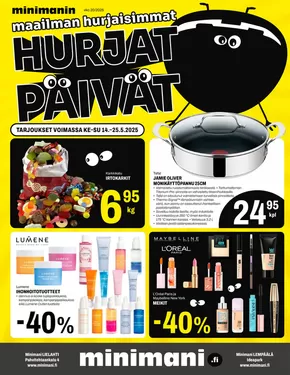 Minimani -luettelo | Löydä houkuttelevia tarjouksia | 2025-05-14T00:00:00.000Z - 2025-05-25T00:00:00.000Z