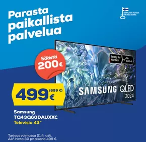Euronics -luettelo, Espoo | Euronics tarjoukset | 2025-05-20T00:00:00.000Z - 2025-06-03T00:00:00.000Z