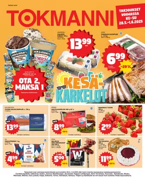 Tokmanni -luettelo, Juva | Ruokatarjoukset | 2025-05-28T00:00:00.000Z - 2025-06-01T00:00:00.000Z