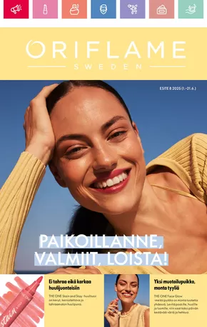 Oriflame -luettelo | Oriflame tarjoukset | 2025-06-01T00:00:00.000Z - 2025-06-21T00:00:00.000Z