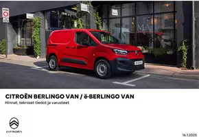 Citroën -luettelo, Valkeakoski | Citroën Uusi Berlingo VAN. | 2025-06-02T00:00:00.000Z - 2026-06-02T00:00:00.000Z
