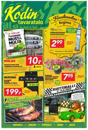 Kodin Tavaratalo -luettelo | Kodin Tavaratalo tarjoukset | 2025-06-02T00:00:00.000Z - 2025-06-30T00:00:00.000Z