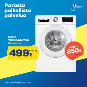 Euronics -luettelo | Mahtava tarjous tarjoushaukoille | 2025-06-07T00:00:00.000Z - 2025-06-21T00:00:00.000Z