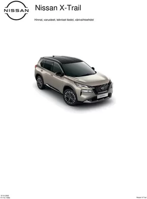 Nissan -luettelo, Kuopio | Nissan tarjoukset | 2025-06-08T00:00:00.000Z - 2025-12-31T00:00:00.000Z