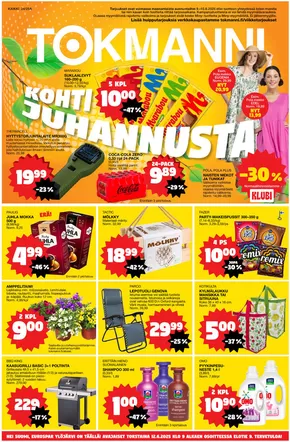 Tokmanni -luettelo | Tarjoussanomat | 2025-06-09T00:00:00.000Z - 2025-06-15T00:00:00.000Z
