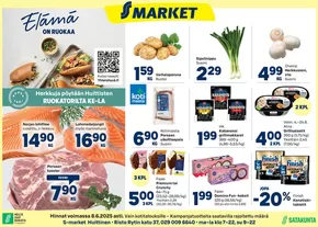 S-Market -luettelo, Helsinki | S-market Huittinen Lauttakylä-lehti 4.6.2025 | 2025-06-08T00:00:00.000Z - 2025-06-22T00:00:00.000Z
