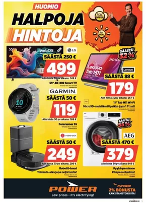 Power -luettelo | Power tarjoukset | 2025-05-19T00:00:00.000Z - 2025-06-22T00:00:00.000Z