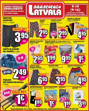 Latvala -luettelo, Lohja | Latvala tarjoukset | 2025-06-09T00:00:00.000Z - 2025-06-16T00:00:00.000Z