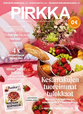 K-Supermarket -luettelo | Pirkka 6/2025 | 2025-06-01T00:00:00.000Z - 2025-08-31T00:00:00.000Z