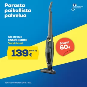 Euronics -luettelo | Mahtava tarjous kaikille asiakkaille | 2025-06-11T00:00:00.000Z - 2025-06-25T00:00:00.000Z