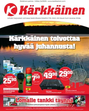 Kärkkäinen -luettelo | Mahtava tarjous kaikille asiakkaille | 2025-06-11T00:00:00.000Z - 2025-06-24T00:00:00.000Z