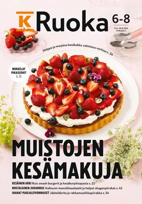 K-Market -luettelo, Helsinki | K-Ruoka 6/2025 | 2025-06-11T00:00:00.000Z - 2025-08-26T00:00:00.000Z