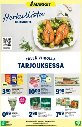 S-Market -luettelo, Helsinki | S-Market tarjoukset | 2025-06-11T00:00:00.000Z - 2025-06-15T00:00:00.000Z