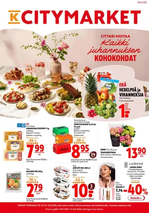 K-Citymarket -luettelo, Tornio | K-citymarket tarjoukset | 2025-06-12T00:00:00.000Z - 2025-06-15T00:00:00.000Z