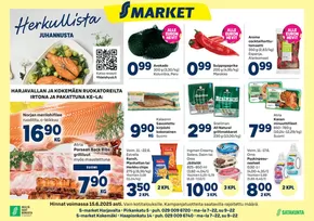 S-Market -luettelo, Helsinki | S-market Harjavalta ja Kokemäki SYS 12.6.2025 | 2025-06-15T00:00:00.000Z - 2025-06-15T00:00:00.000Z