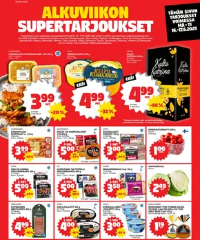 Tokmanni -luettelo, Vihti | Ruokatarjoukset | 2025-06-16T00:00:00.000Z - 2025-06-17T00:00:00.000Z