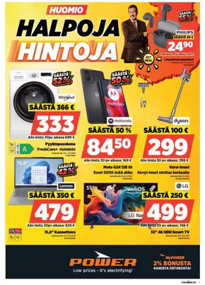 Power -luettelo, Vantaa | Power tarjoukset | 2025-06-02T00:00:00.000Z - 2025-06-22T00:00:00.000Z