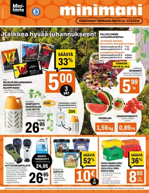 Minimani -luettelo, Rovaniemi | Minimani Yhtiöt Oy | 2025-06-16T00:00:00.000Z - 2025-06-22T00:00:00.000Z