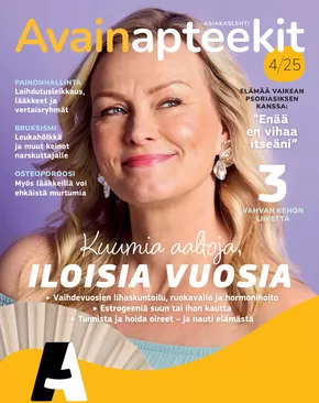 Avainapteekit -luettelo, Tampere | Avainapteekit tarjoukset | 2025-06-25T00:00:00.000Z - 2025-07-09T00:00:00.000Z