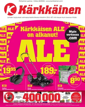 Kärkkäinen -luettelo | Näköislehti Kärkkäinen | 2025-06-25T00:00:00.000Z - 2025-07-08T00:00:00.000Z
