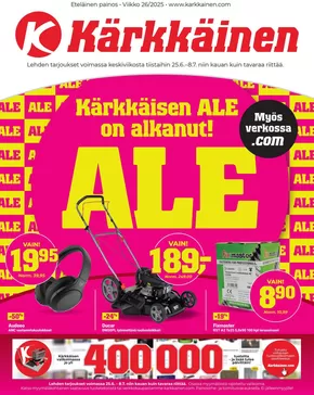 Kärkkäinen -luettelo | Näköislehti Kärkkäinen | 2025-06-25T00:00:00.000Z - 2025-07-08T00:00:00.000Z