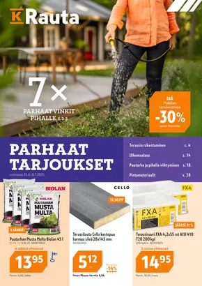 K-Rauta -luettelo | K-Rauta-lehti vko 26-27 | 2025-06-25T00:00:00.000Z - 2025-07-08T00:00:00.000Z