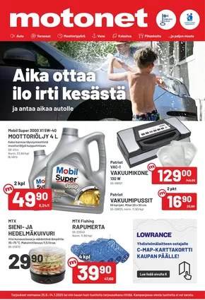 Motonet -luettelo, Nurmijärvi | Motonet tarjoukset | 2025-06-25T00:00:00.000Z - 2025-07-14T00:00:00.000Z