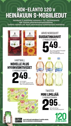S-Market -luettelo | S-Market tarjoukset | 2025-07-01T00:00:00.000Z - 2025-07-31T00:00:00.000Z
