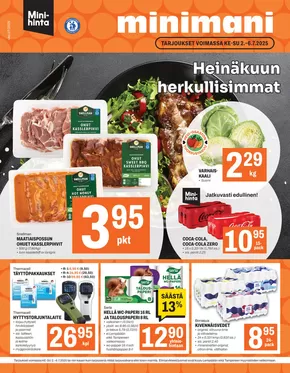 Minimani -luettelo, Tampere | Minimani Yhtiöt Oy | 2025-07-02T00:00:00.000Z - 2025-07-06T00:00:00.000Z