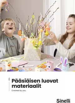 Sinelli -luettelo | Pääsiäisen luovat materiaalit | 2026-03-01T00:00:00.000Z - 2026-04-30T00:00:00.000Z