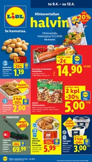 Lidl -luettelo, Vaasa | to 9.4. ke 15.4. | 2026-04-09T00:00:00.000Z - 2026-04-15T00:00:00.000Z