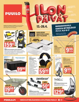 Puuilo -luettelo | Erikoistarjoukset sinulle | 2026-04-13T00:00:00.000Z - 2026-04-26T00:00:00.000Z