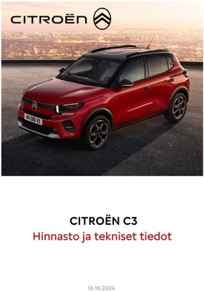 Citroën -luettelo, Mikkeli | Citroën UUSI Ë-C3. | 2024-10-21T00:00:00.000Z - 2025-10-21T00:00:00.000Z