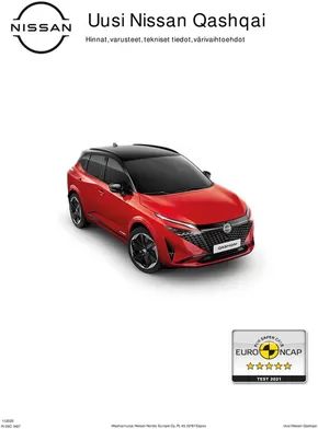 Nissan -luettelo, Iisalmi | Uusi Nissan Qashqai | 2025-01-08T00:00:00.000Z - 2026-01-08T00:00:00.000Z