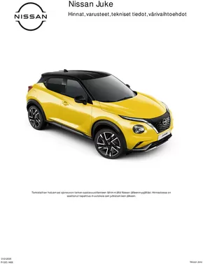 Nissan -luettelo, Rauma | Uusi Nissan Juke | 2025-01-21T00:00:00.000Z - 2026-01-21T00:00:00.000Z
