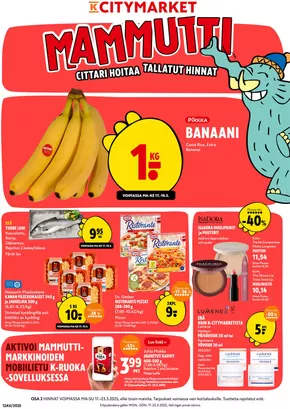 K-Citymarket -luettelo, Lohja | K-citymarket tarjoukset | 2025-03-17T00:00:00.000Z - 2025-03-23T00:00:00.000Z
