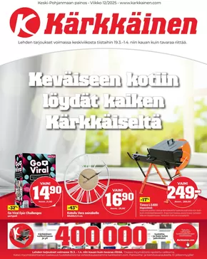 Kärkkäinen -luettelo, Ylivieska | Säästä nyt tarjouksillamme | 2025-03-19T00:00:00.000Z - 2025-04-01T00:00:00.000Z